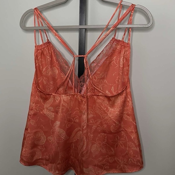 Intimately Free People-Off the Coast Cami-orange EUC size Small - Picture 5 of 12